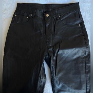NWOT Genuine Leather pants
